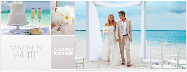 Vision in White Destination Wedding Package