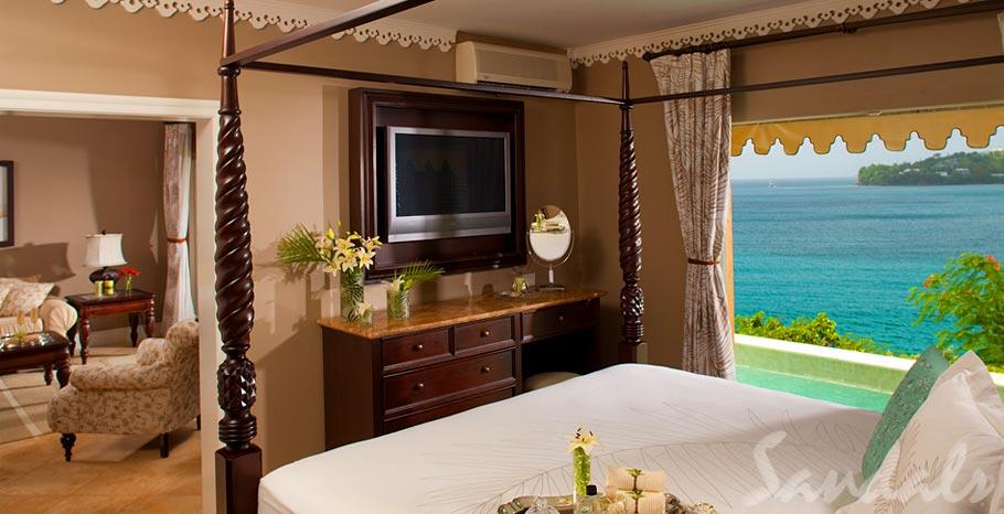 Honeymoon Hideaway One Bedroom Butler Suite (BH) | Sandals La Toc, St Lucia  | Full Tour & Review 4K - YouTube