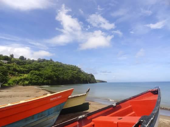 St Lucia fishing village