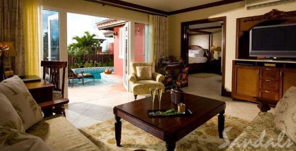 honeymoon suite sandals grande antigua