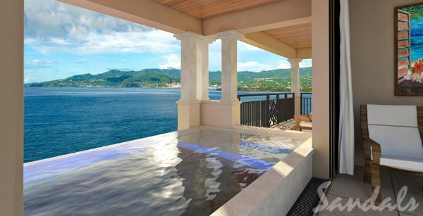 Honeymoon suite sandals lasource grenada