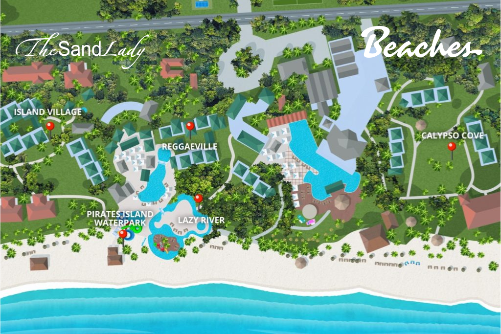 Beaches Negril Map