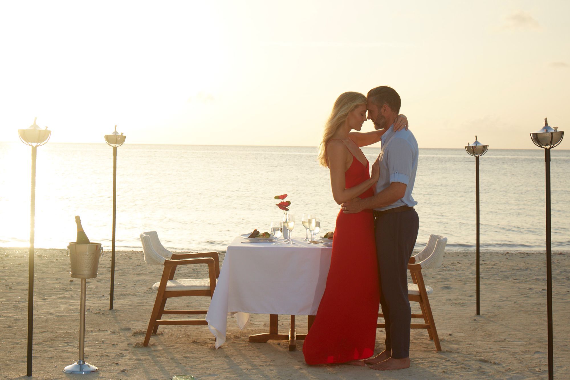 Beach Dinner Sandals Resorts