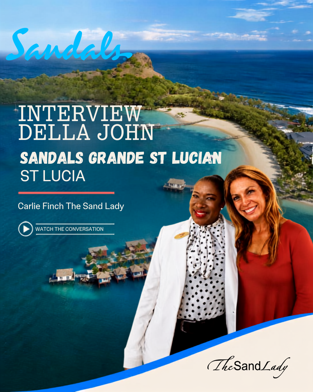 Sandals Grande St. Lucian interview social set (2)