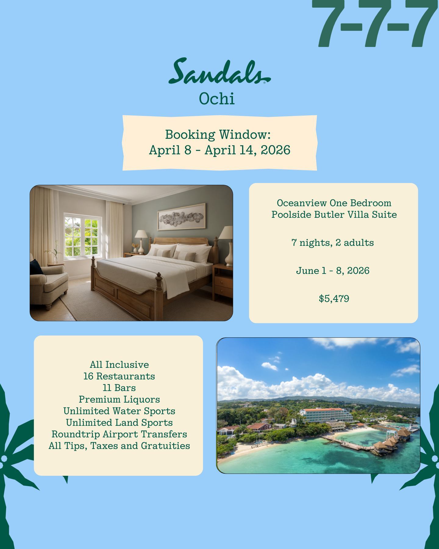 Sandals Ochi Last Minute Travel Deal