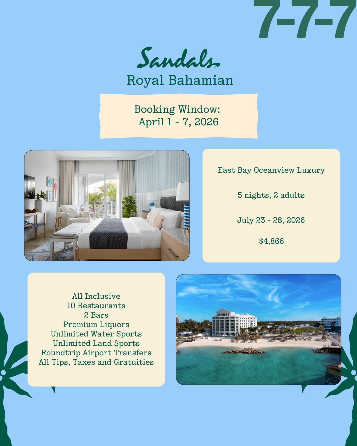 Sandals ROyal Bahamaian top deals