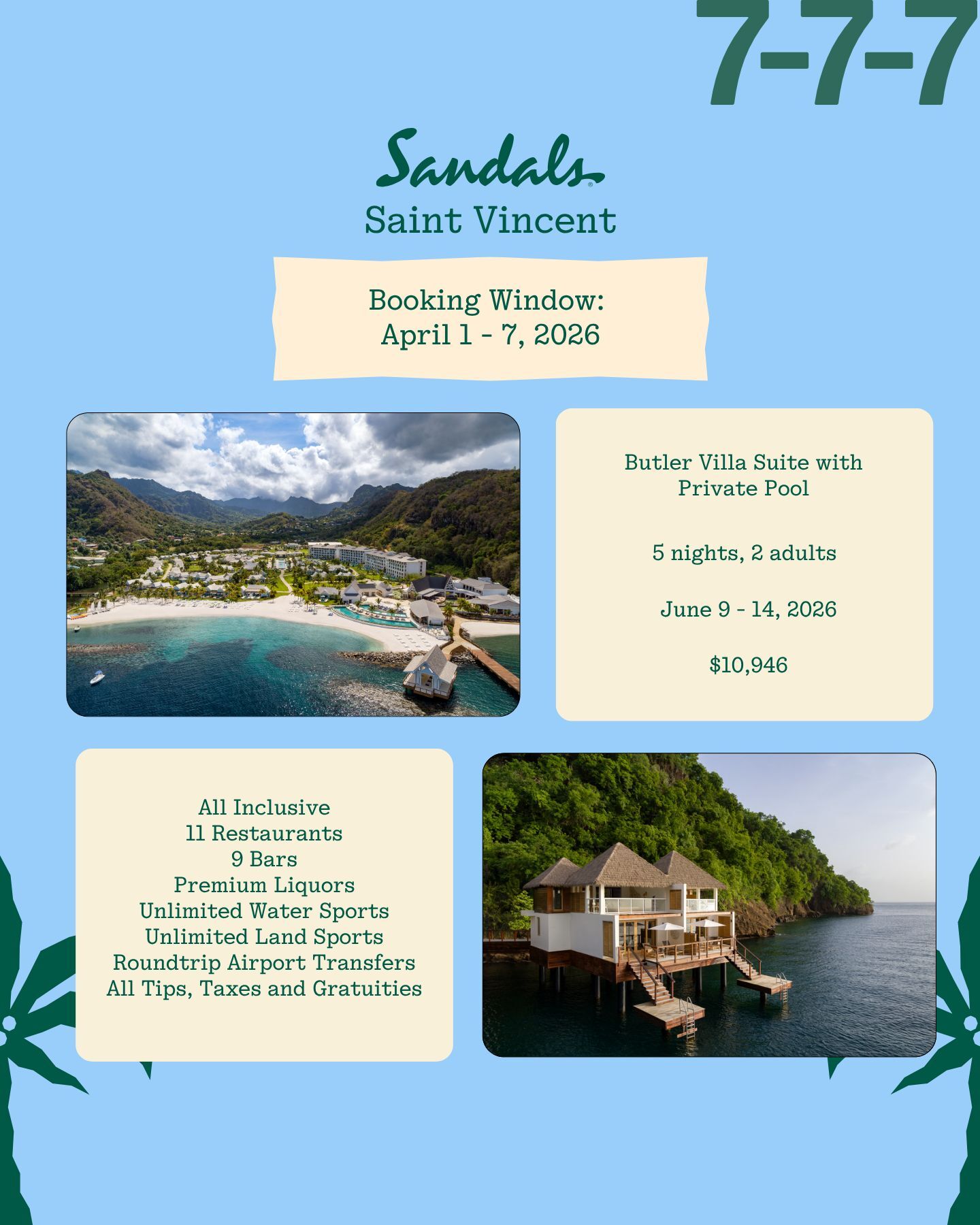 Sandals St Vincent travel deals