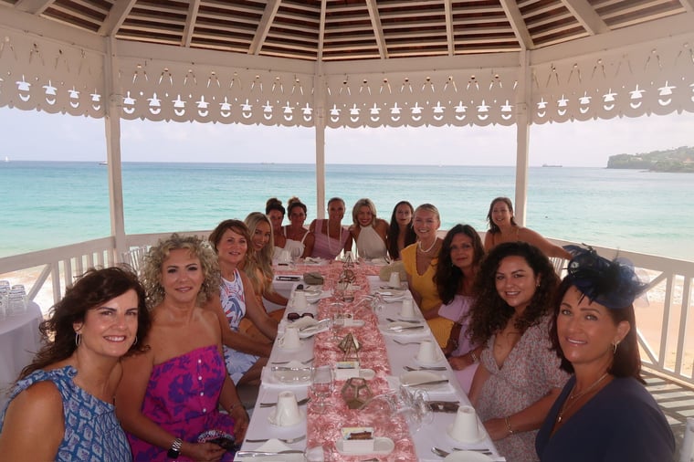 Sandals Wedding Bridal party-1