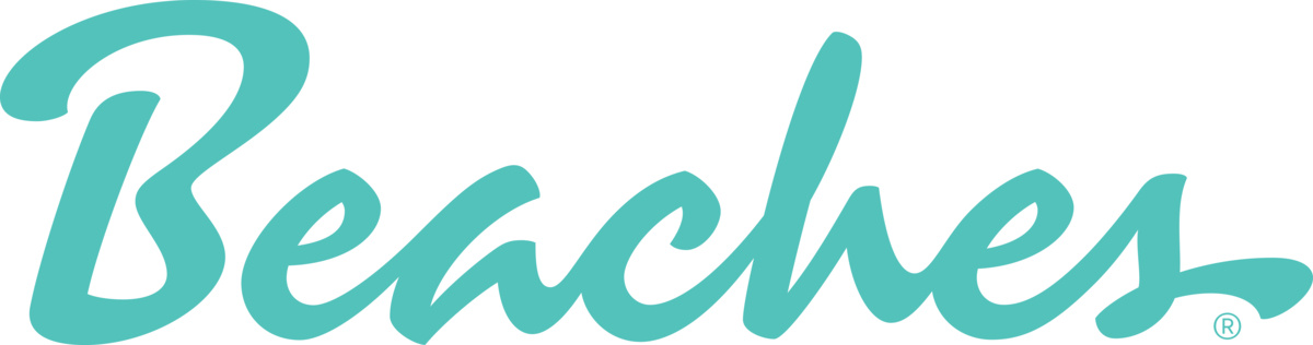Beaches Logo - Teal