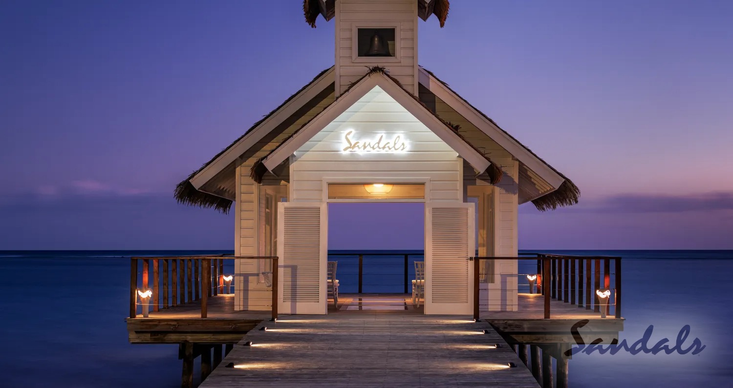 Sandals South Coast Over Water Chapel